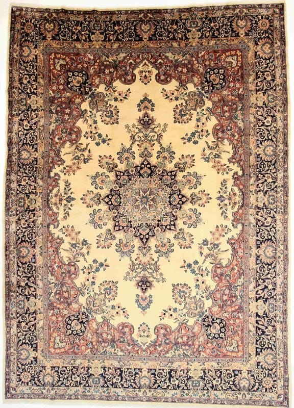 Kerman Ravan Carpet 415x298 - Image 1