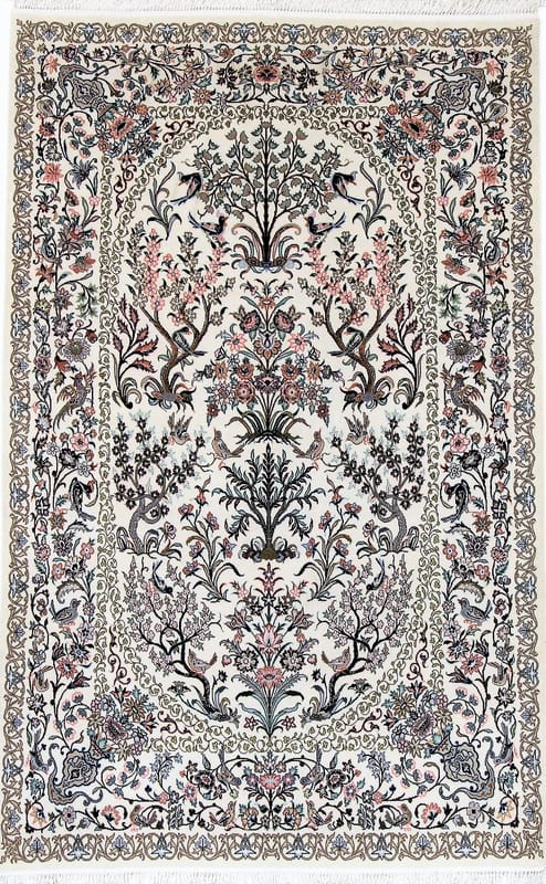 Isfahan Carpet 202x123 - Image 1
