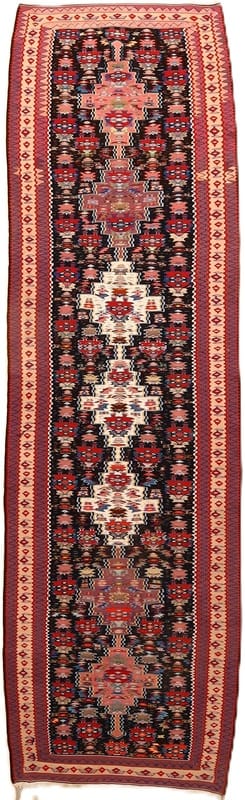 Kilim Fars Carpet  274x83 - Image 1
