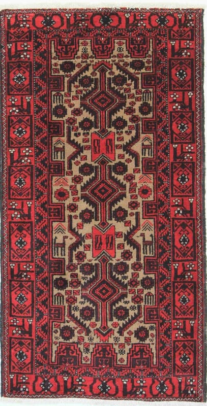 Belutsch Teppich 169x87 - Image 1