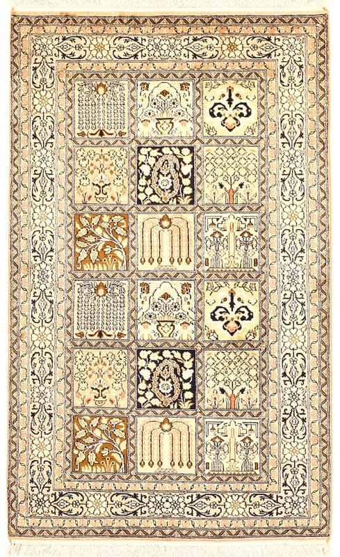KashmirSeide Teppich 127x78 - Image 1
