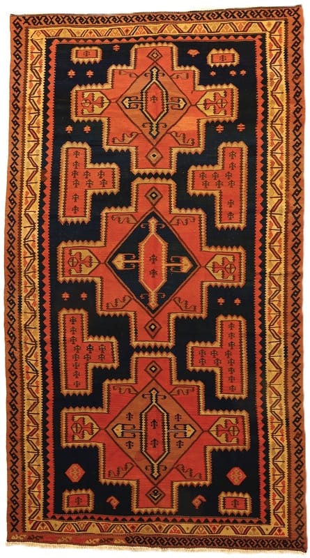 Antique Kilim Carpet  293x162 - Image 1