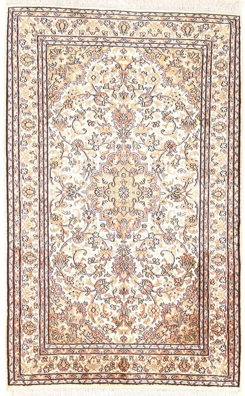 Kahmir Silk Carpet 129x81 - Image 1