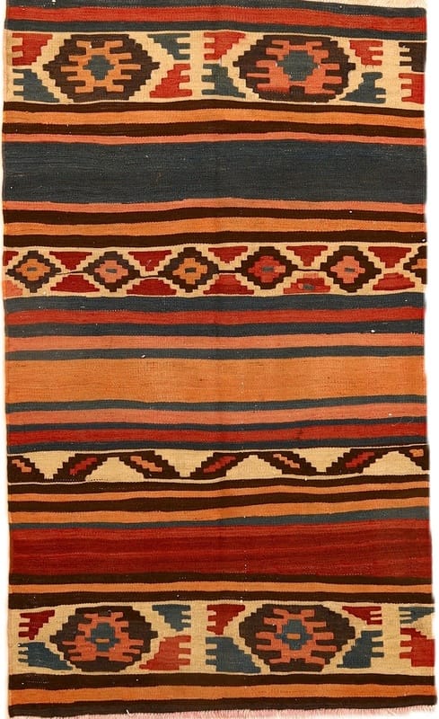 Kelim  Fars Teppich  174x105 - Image 1