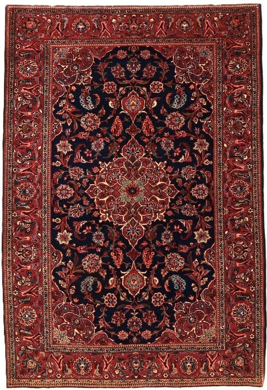 Antique Kashan Teppich 202x136 - Image 1