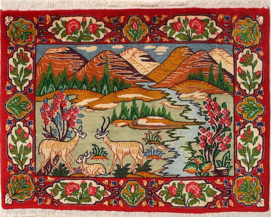 Sarouk Carpet  76x59 - Image 1