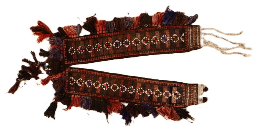 Antique Baluch Carpet  80x35 - Image 1
