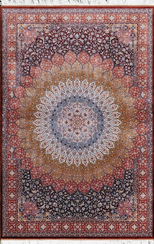 Ghom Dahlia Teppich  225x150 - Image 1