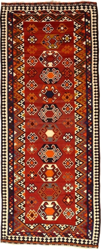 Kelim Fars Teppich 340x120 - Image 1