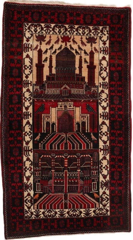 Baluch Carpet  183x102 - Image 1