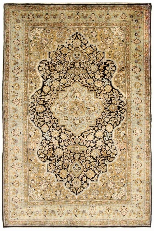 Ghom Seide Teppich 224x146 - Image 1