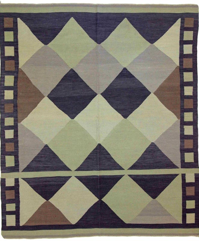 Kelim Afghan Carpet 230x194 - Image 1