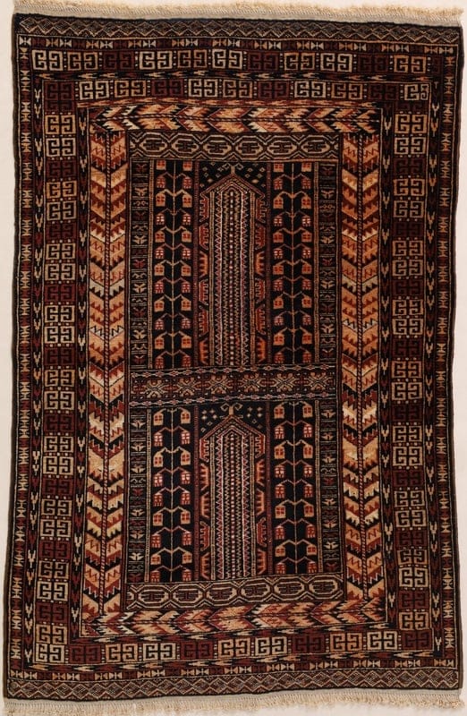 Antique Baluch Carpet  132x89 - Image 1