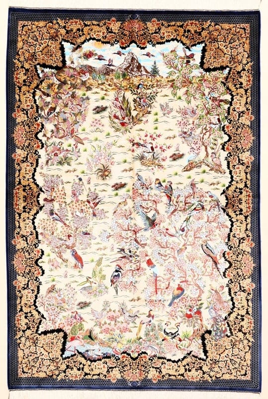 Qom Dising Carpet  225x150 - Image 1