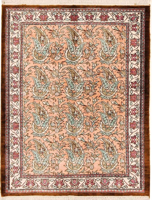 Ghom Seide Teppich 67x48 - Image 1