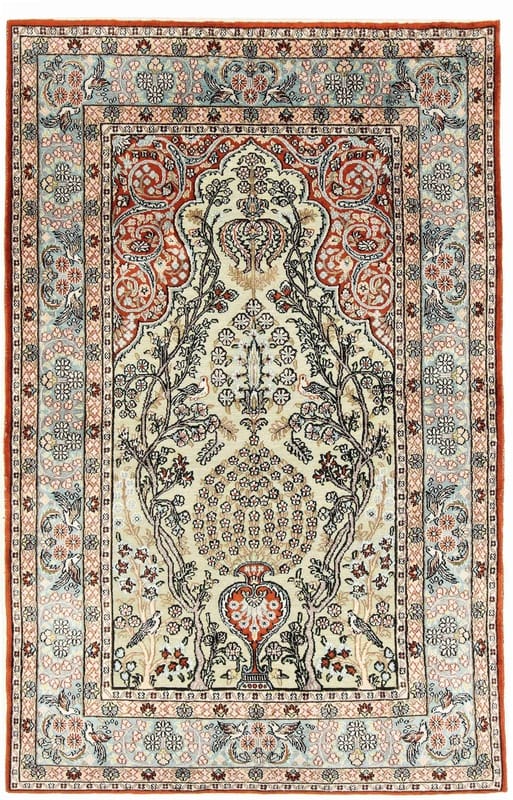 China Seide Teppich 118x75 - Image 1
