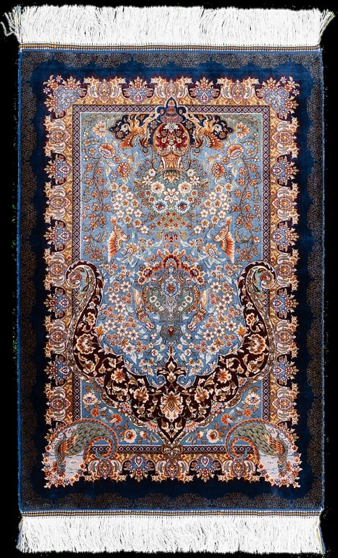 Ghom Dahlia Teppich  90x60 - Image 1