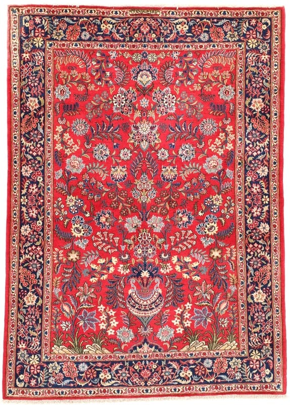 Antike Keshan Teppich 150x105 - Image 1