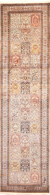 Kashmir Seide Teppich 357x96 - Image 1