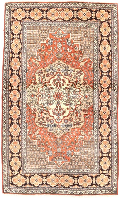 Vintage Qum  Carpet 155x95 - Image 1