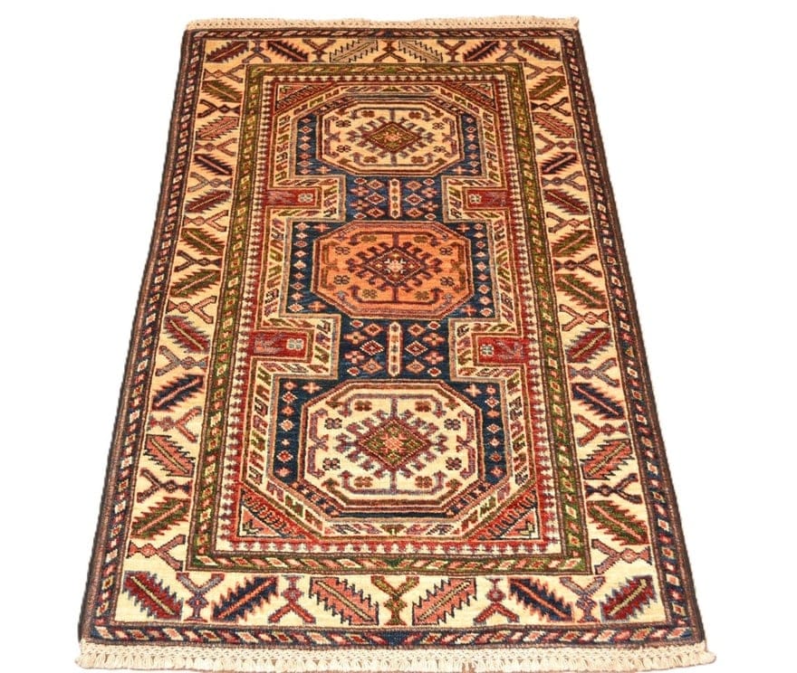 Ariana-Kazak Carpet  123x78 - Image 1