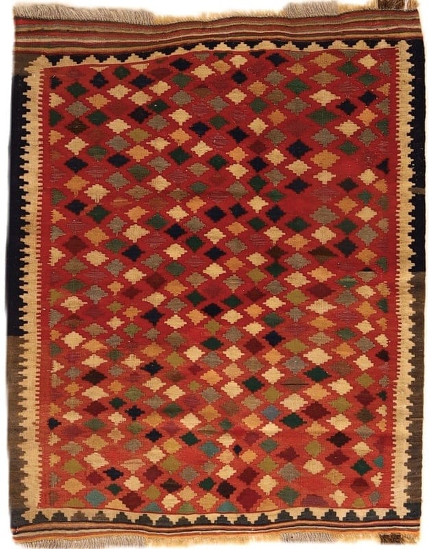 Kelim Fars Teppich 135x109 - Image 1