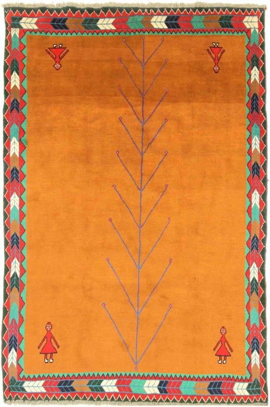 Gabbeh Teppich 304x204 - Image 1