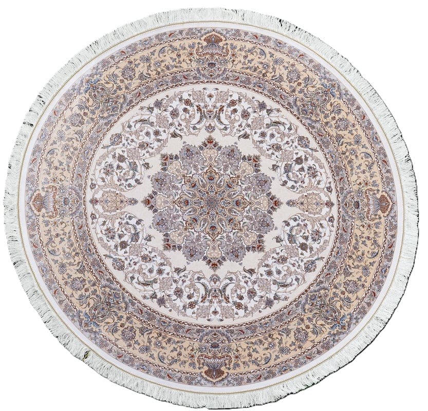 Ghom Rose Teppich 200x200 - Image 1
