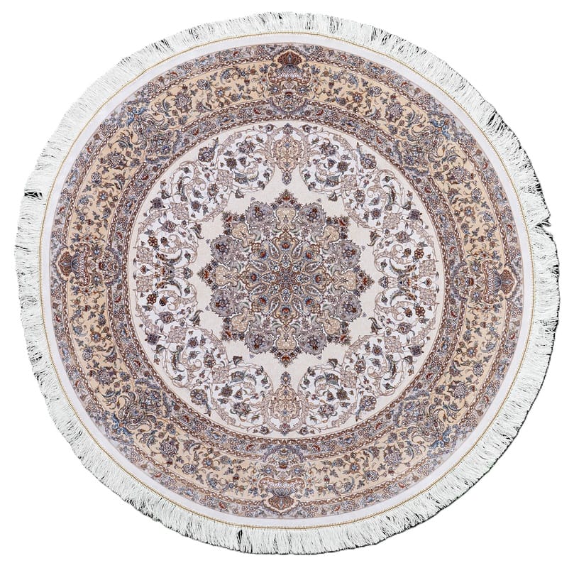 Ghom Rose Teppich 160x160 - Image 1