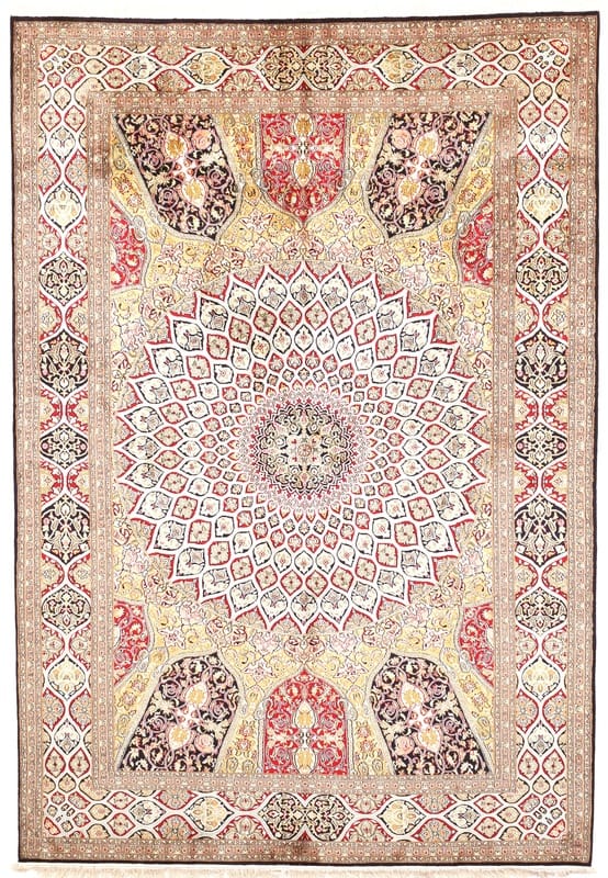 Kashmir Seide Teppich 270x186 - Image 1