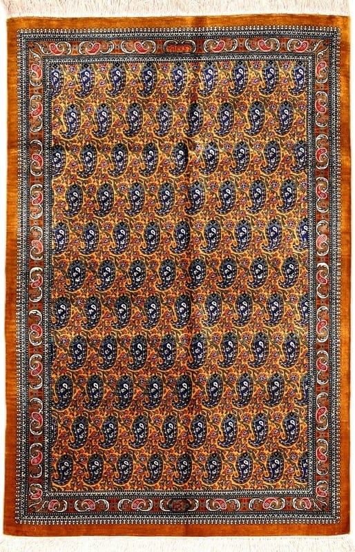 Qum Silk Carpet 117x80 - Image 1