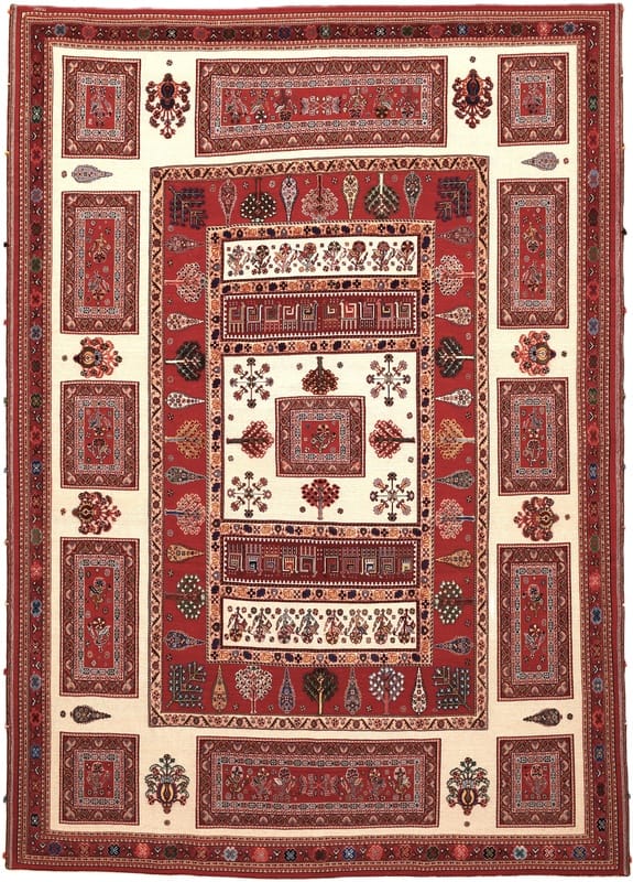 Kelim Nimbaft Sirjan Teppich 340x240 - Image 1