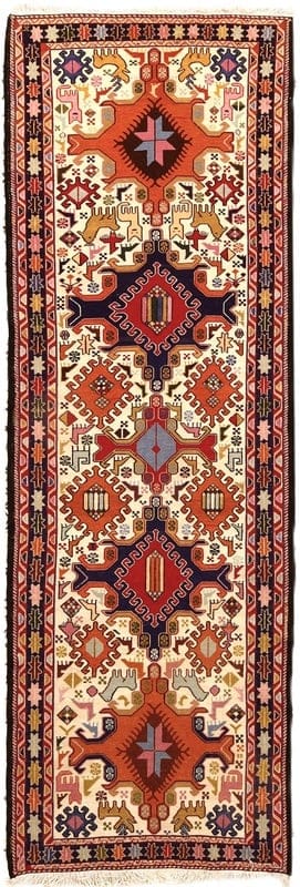 Kelim Seide  Teppich 266x88 - Image 1