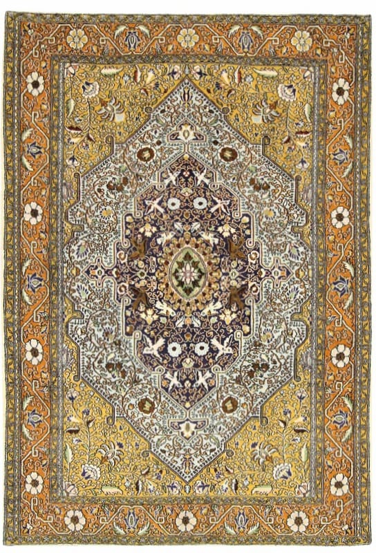 Ghom Teppich 212x145 - Image 1