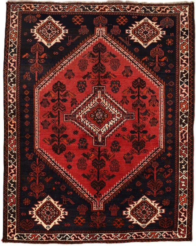 Ghashgahi Carpet  200x156 - Image 1