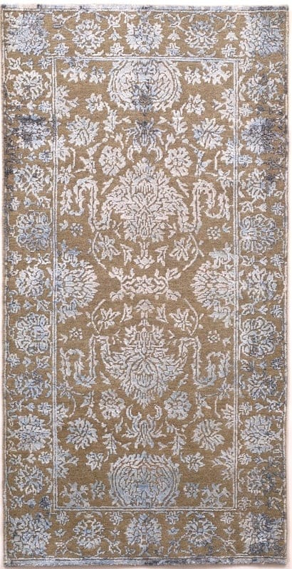 Modern Lotus Teppich 141x72 - Image 1