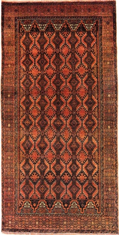 Antike  Belutch Teppich 189x96 - Image 1