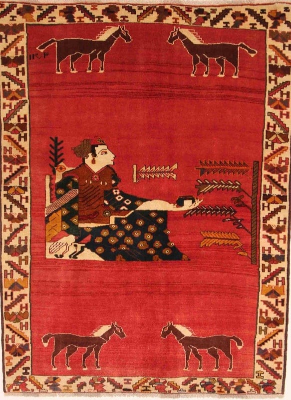 Ghashghai Teppich 196x141 - Image 1