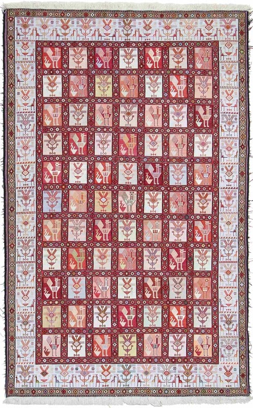 Kelim Silk Teppich 196x123 - Image 1