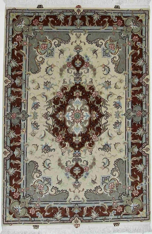Tabriz 50 Raj  Carpet 155x104 - Image 1