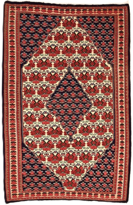 Kelim Senneh Teppich 165x108 - Image 1