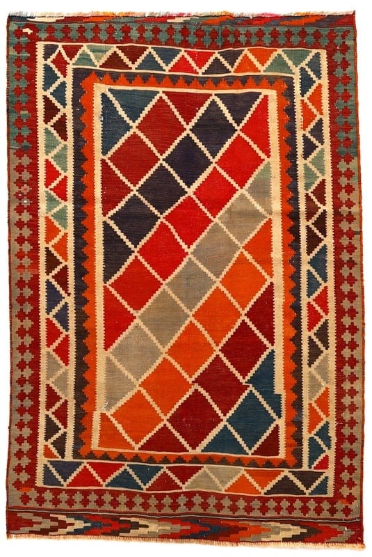 Kelim Teppich 195x132 - Image 1
