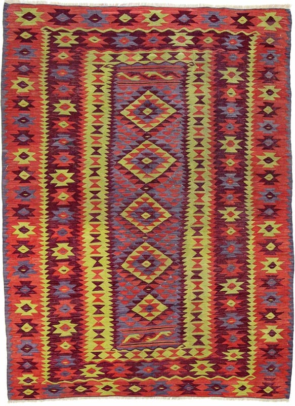 Kelim Gaschgai Teppich 248x180 - Image 1