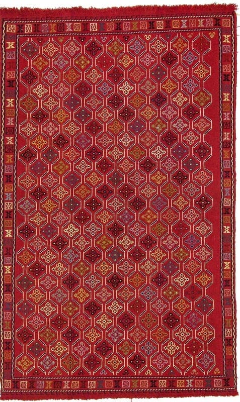 Kelim Afshar Teppich 195x127 - Image 1