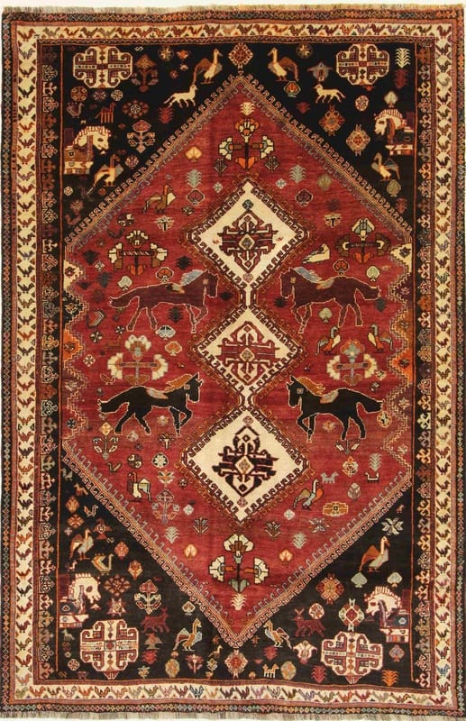 Ghashgahi Carpet 259x171 - Image 1