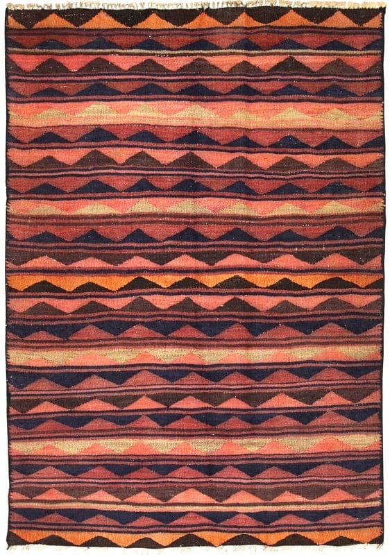 Kelim Carpet 194x131 - Image 1