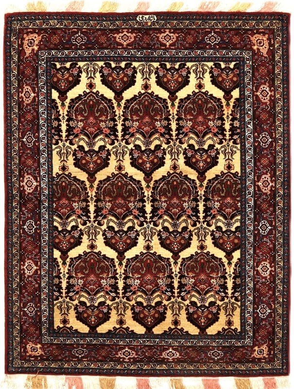Senneh Seide Wickelteppich 162x128 - Image 1