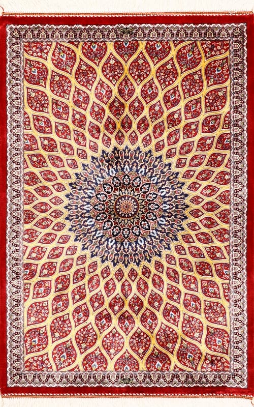 Ghom Geometricdesign Teppich 90x60 - Image 1