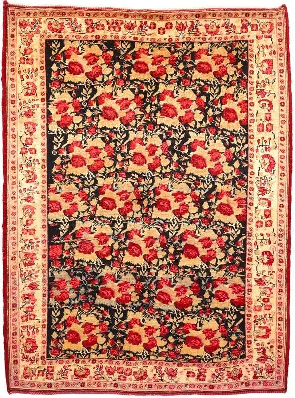 Antike Afshar Teppich 243x178 - Image 1