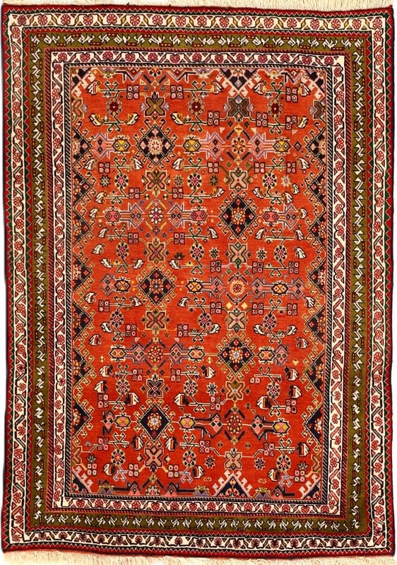 Ghashghai Kashkuli Carpet  144x105 - Image 1